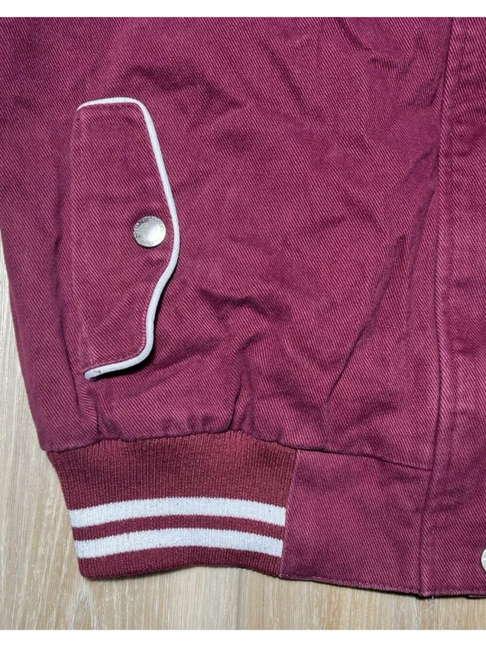 Big Boy North Carolina Central University Red Bomber Jacket - Size Small - Picture 9 of 16